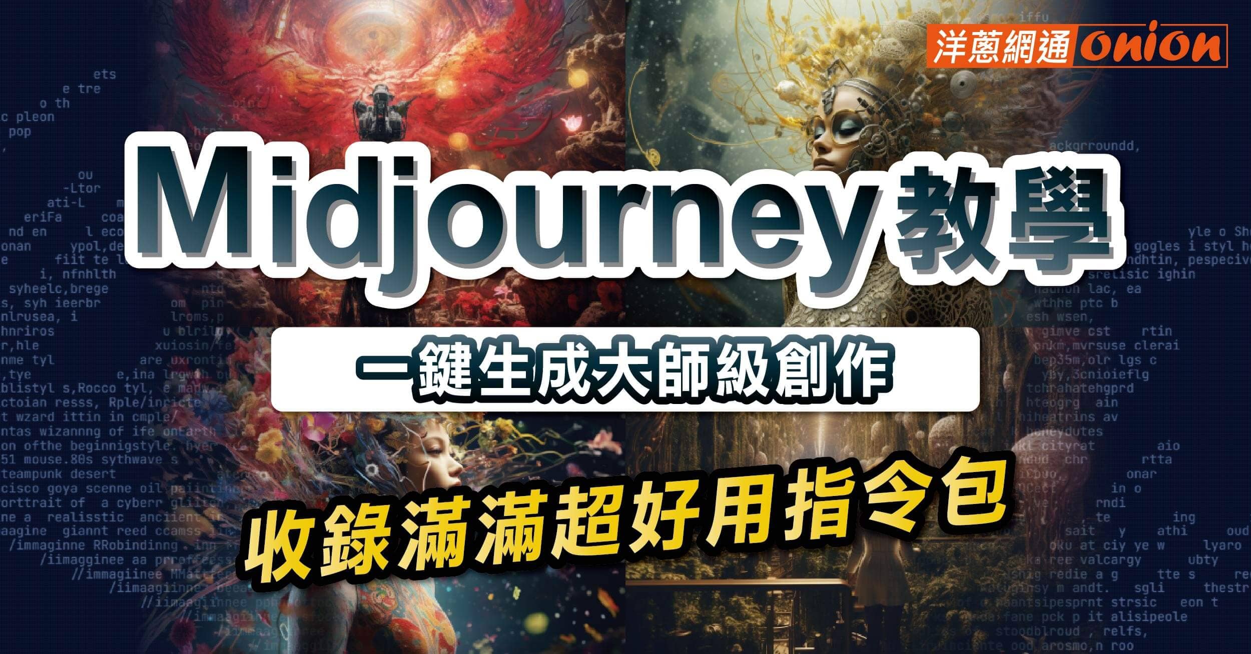 【Midjourney 教學】AI繪圖註冊流程、指令大全，一鍵生成大師級創作！