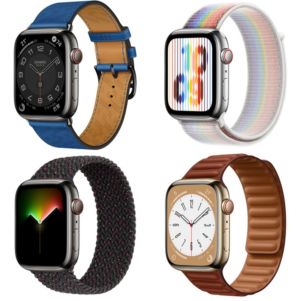 Apple Watch 8 不鏽鋼顏色
