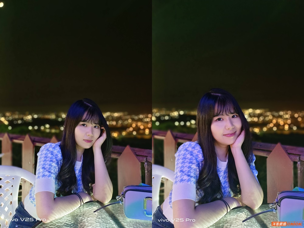 vivo V25 Pro 夜景人像