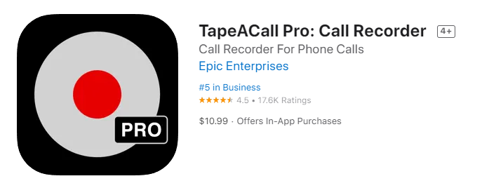 TapeACall Pro: Call Recorder