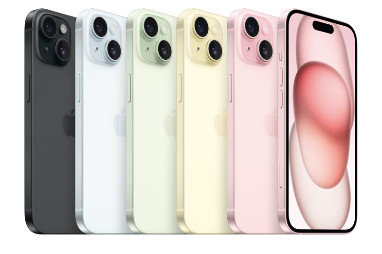 iPhone 15、iPhone 15 Plus 顏色