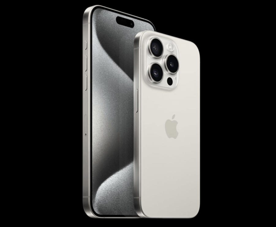 iPhone 15 Pro 白色鈦金屬
