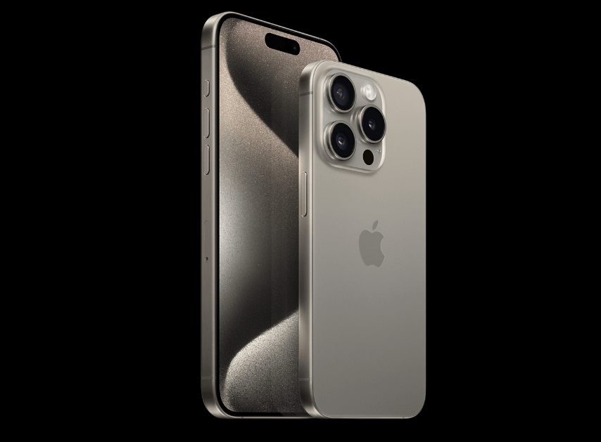 iPhone 15 Pro 原色鈦金屬