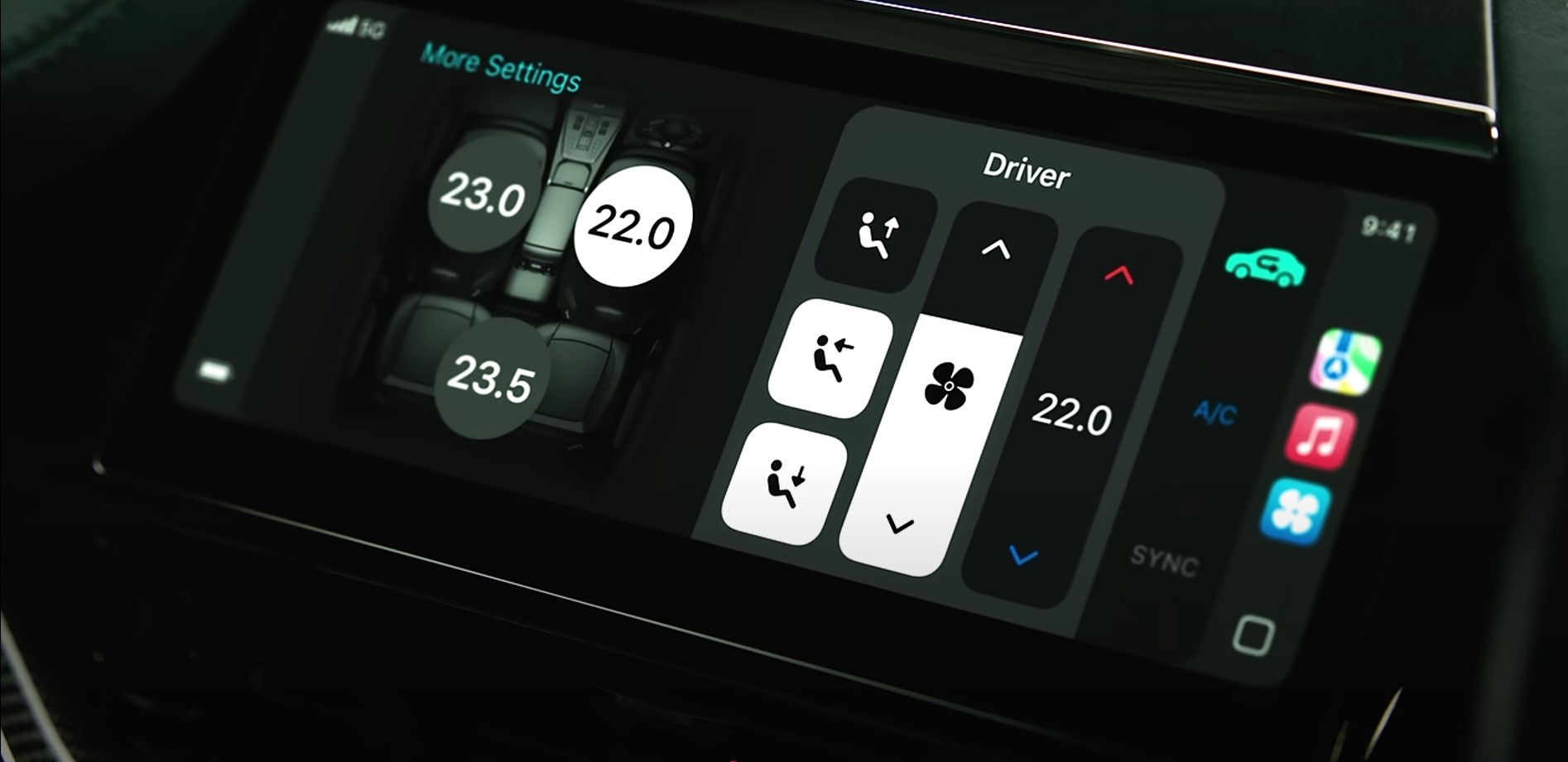 CarPlay ultra 儀表板