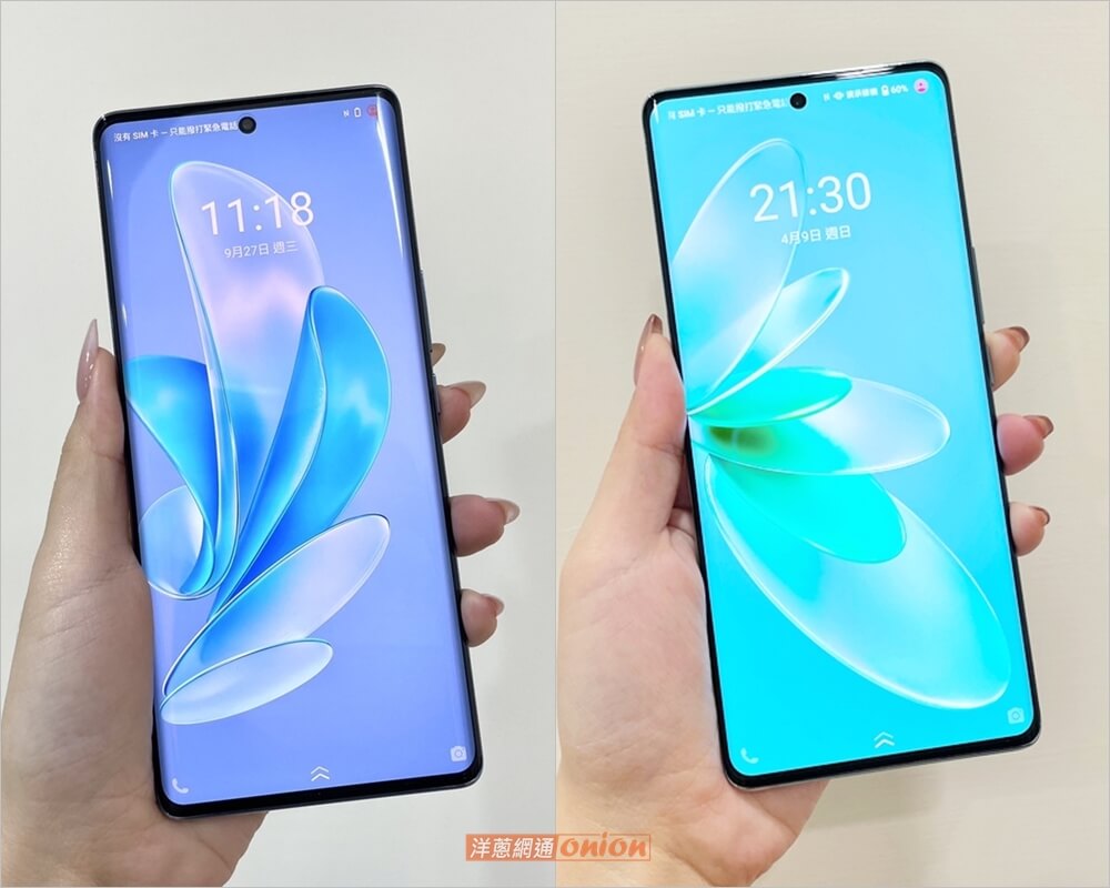 vivo V29 搭載 AMOLED 3D 曲面螢幕配上挖孔前鏡頭