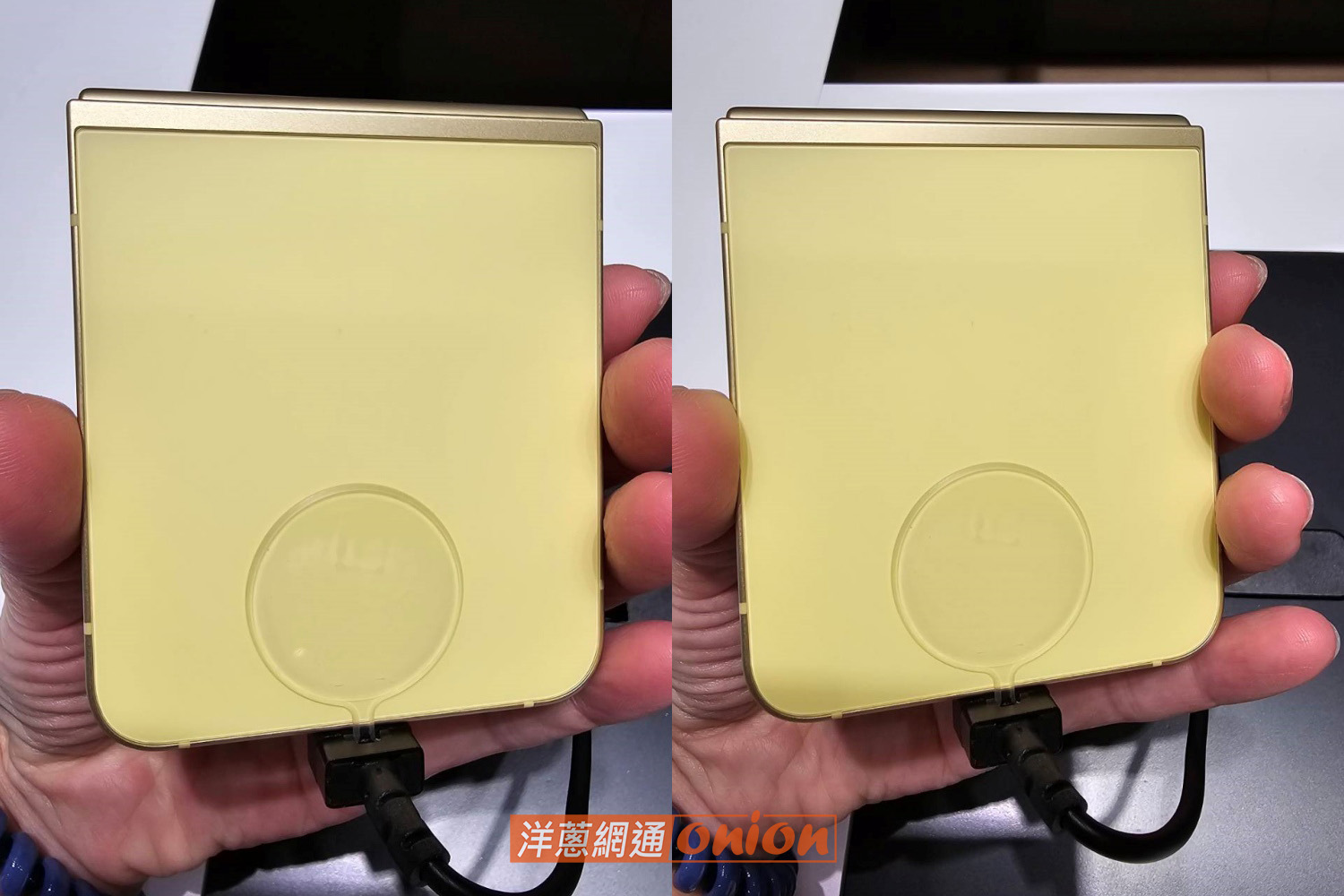 三星ZFLIP6晨曦黃 摺疊機實拍
