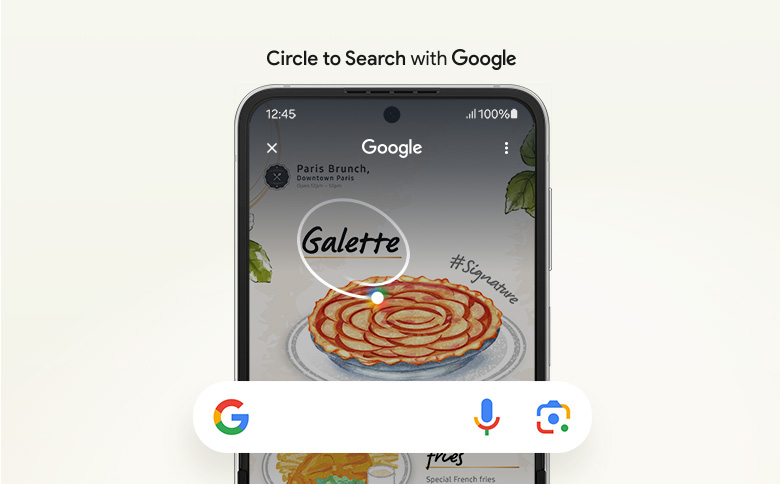 samsung Galaxy AI Z FLIP6 搜尋圈