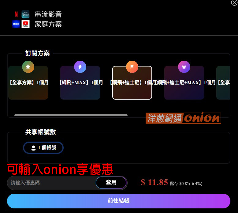 netflix 串流影音方案 disney+ HBO MAX