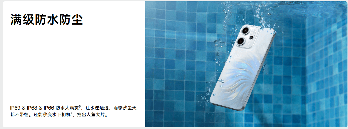 OPPO Reno 14 防水防塵等級