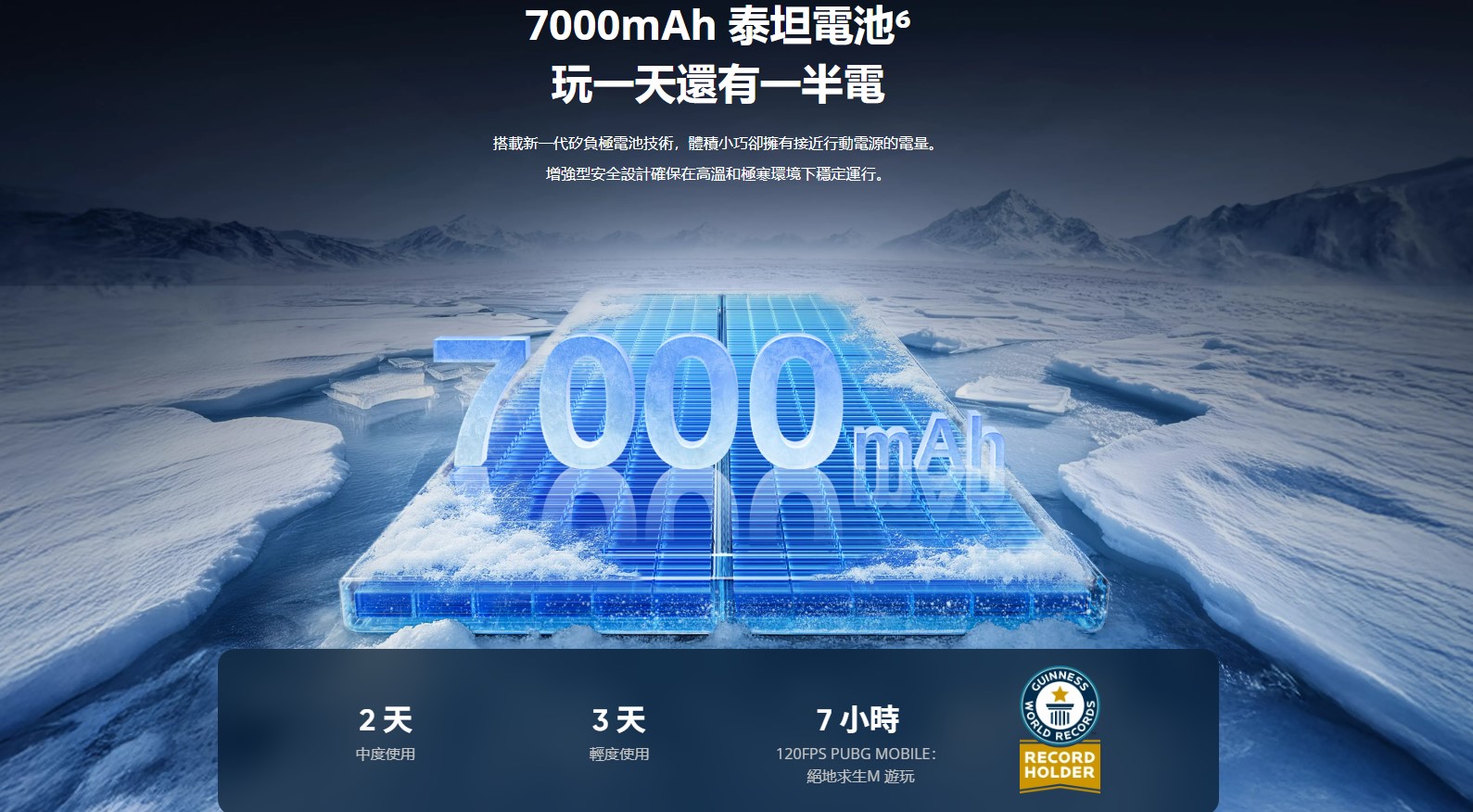 realme gt 7 7t 7000mah電池容量