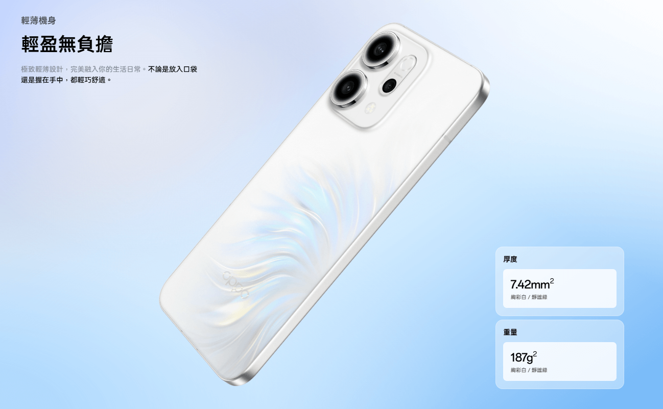 OPPO Reno 14 防水防塵