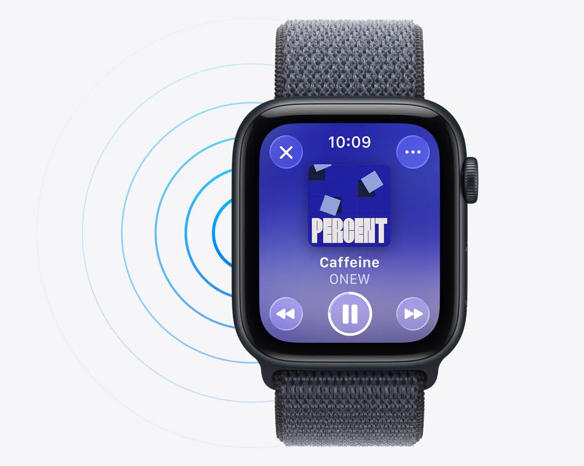 Apple Watch SE 3 支援媒體播放 podcast