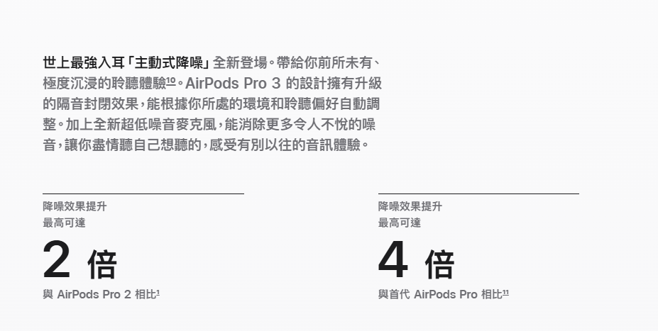 Airpods pro3 降造功能