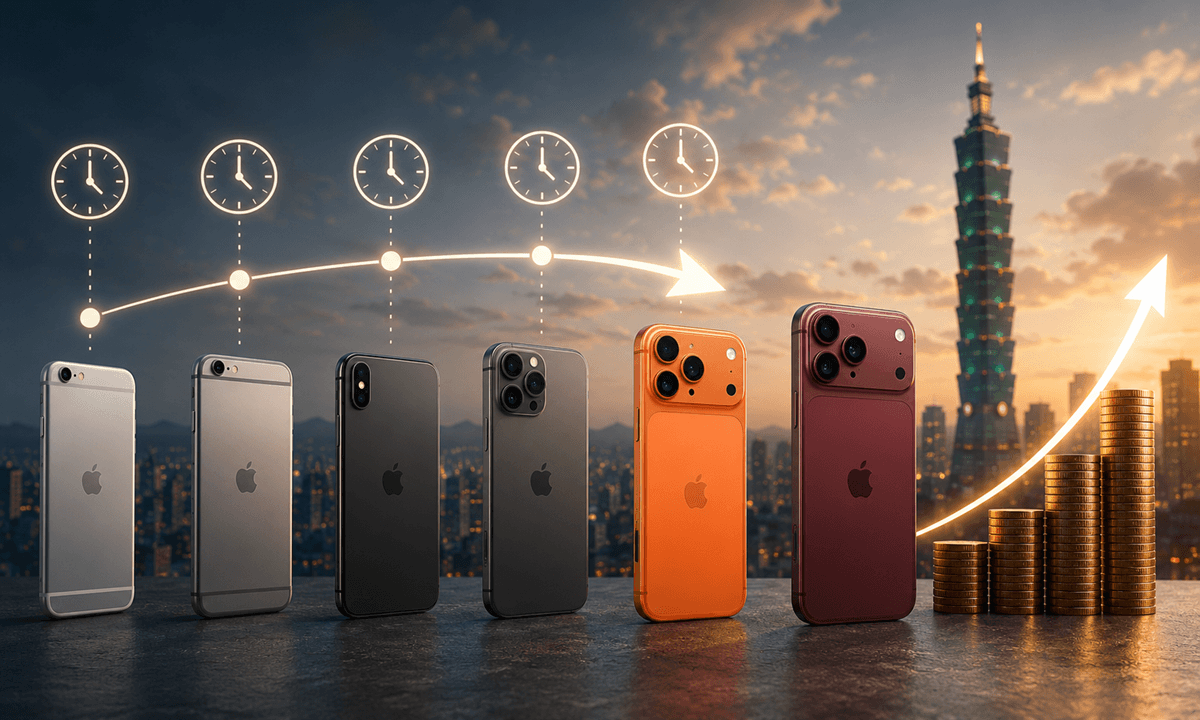 影響 iPhone 18 台灣價格的原因:購機週期拉長