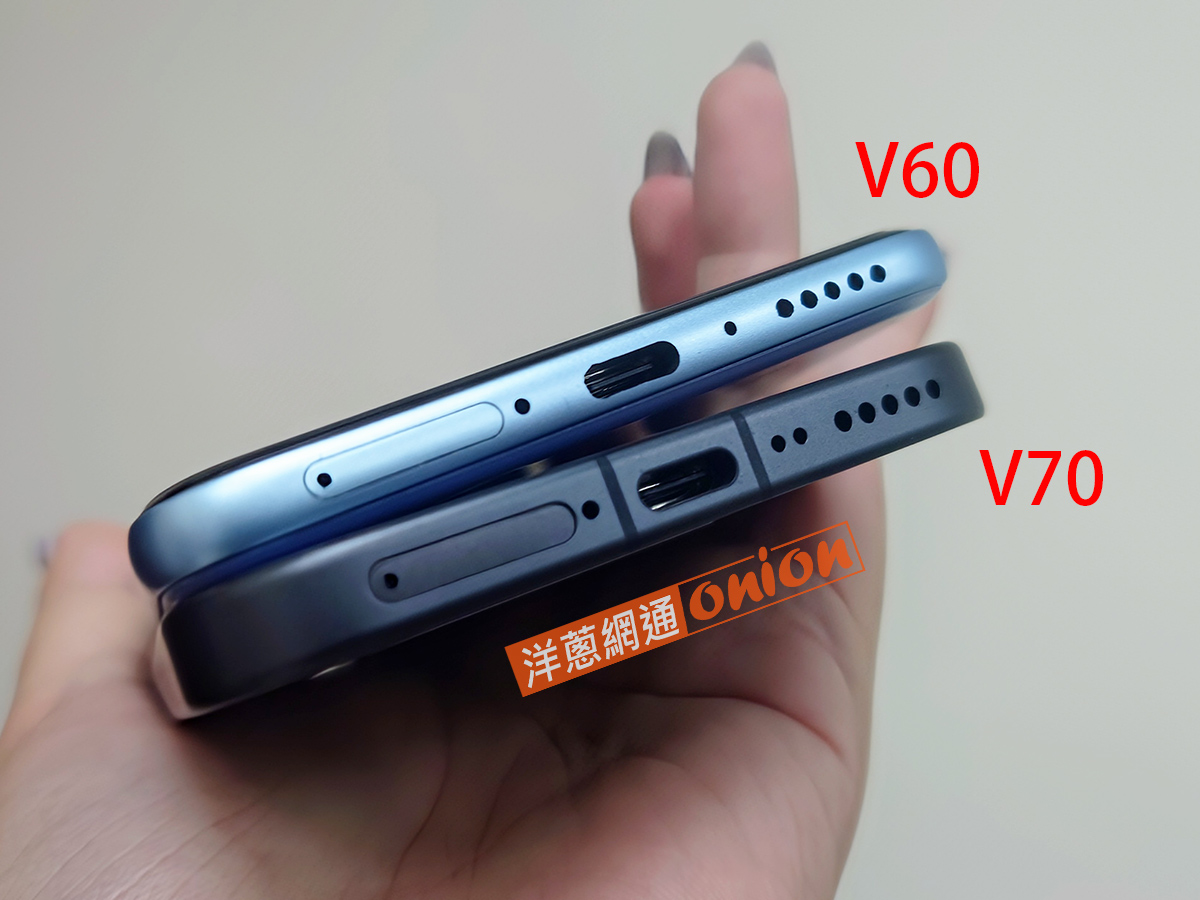 vivo v70 vs v60 外觀比較