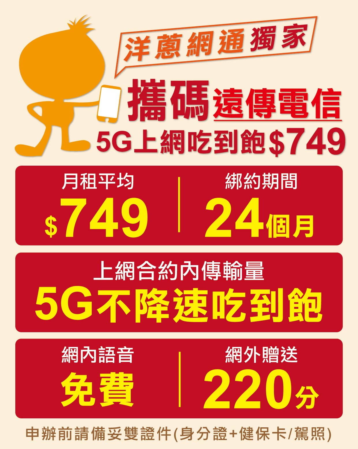 遠傳電信5G吃到飽方案
