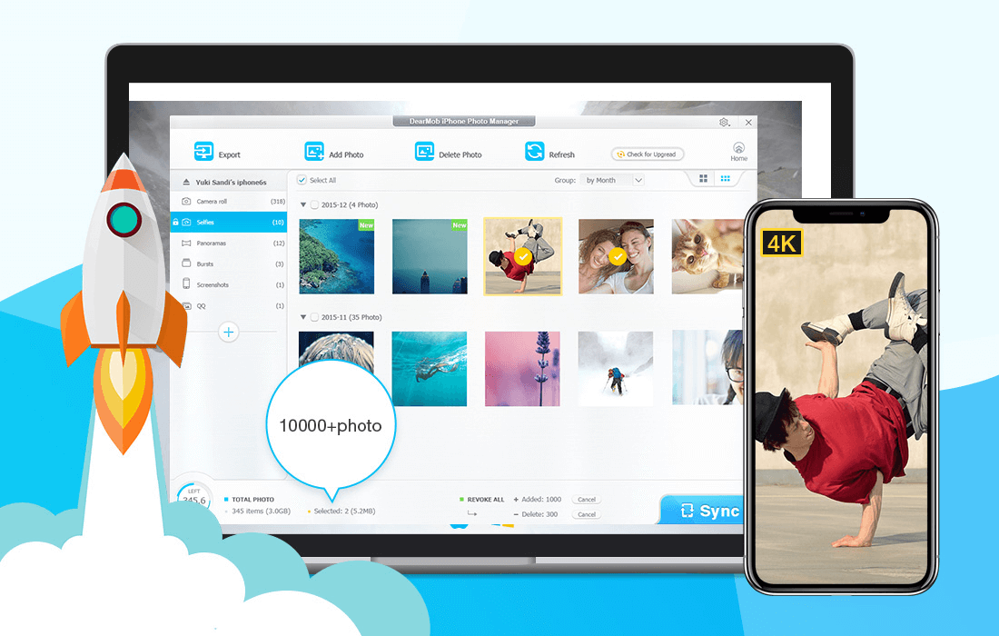 使用 DearMob 將 iPhone 備份可以大幅提升備份效率